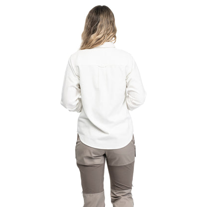 Bergans Nordmarka Flannel Shirt Women Arctic White