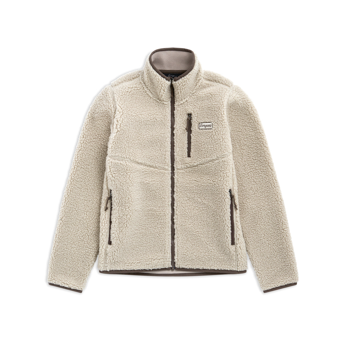 Bergans Lunnan Pile Fleece Jacket Junior Coastal Sand