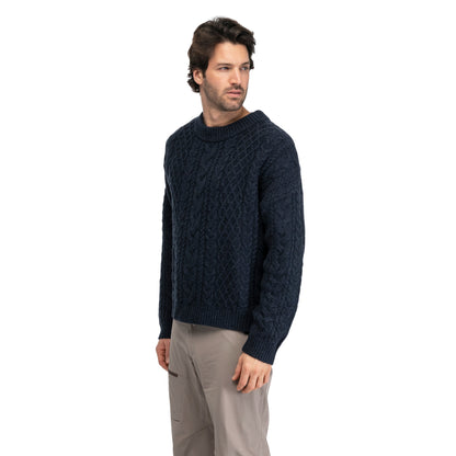 Bergans Lofoten Knitted Wool Jumper Men Dark Navy