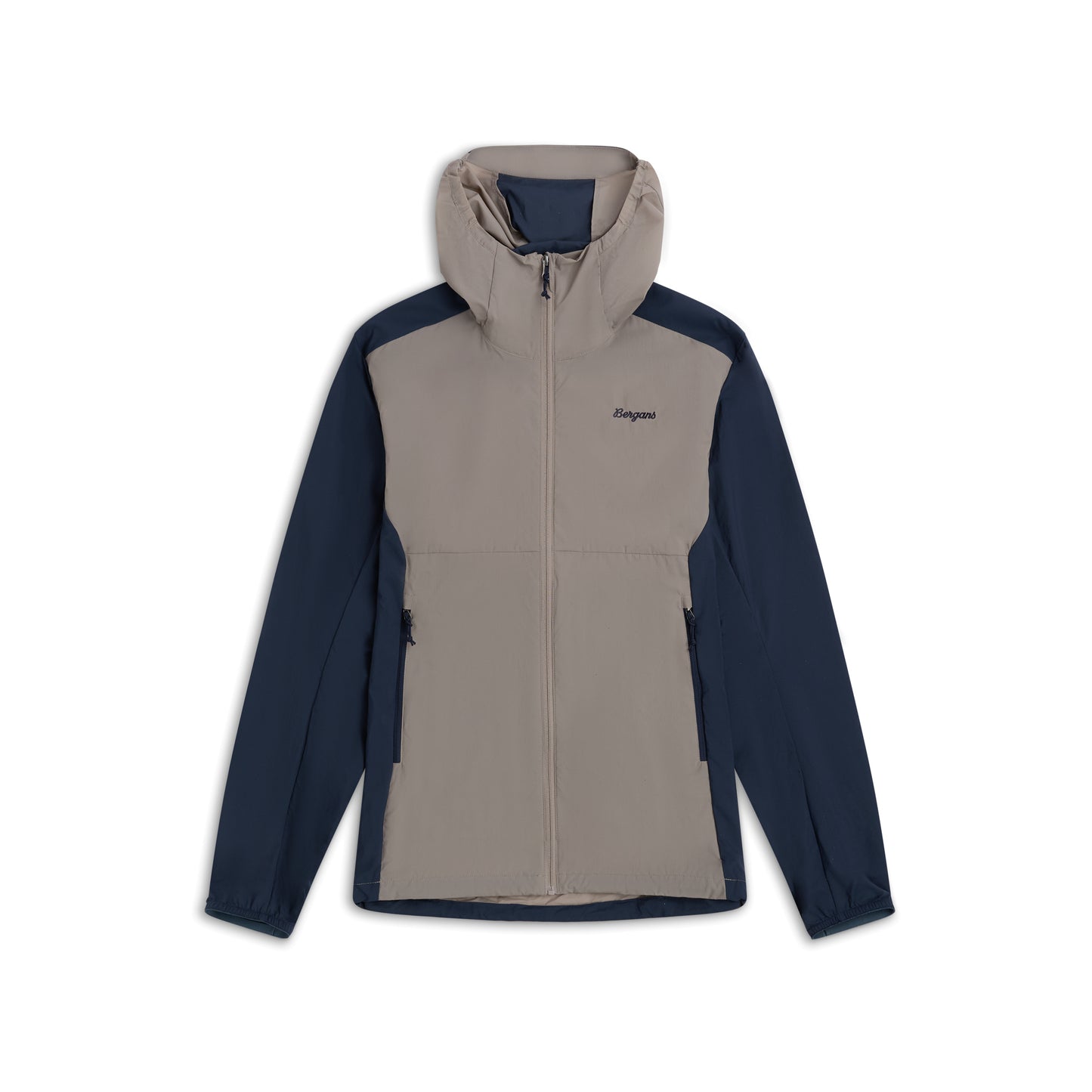 Bergans Rabot Windbreaker Jacket Men Rock Taupe / Navy Blue