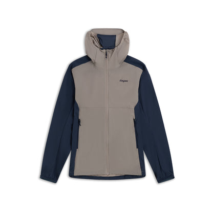 Bergans Rabot Windbreaker Jacket Men Rock Taupe / Navy Blue
