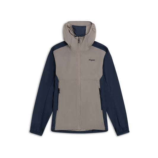 Bergans Rabot Windbreaker Jacket Men Rock Taupe / Navy Blue