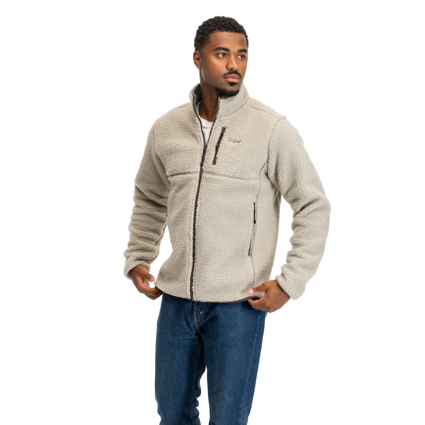 Bergans Lunnan Pile Fleece Jacket Men Coastal Sand