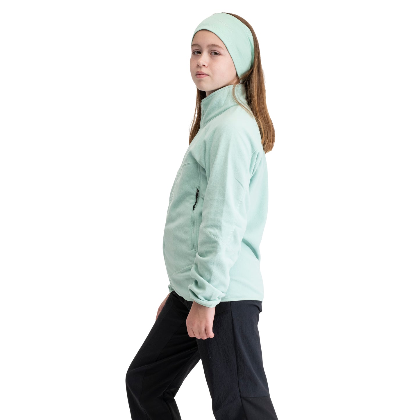 Bergans Junior Fleece Midlayer Jacket Mint Crush