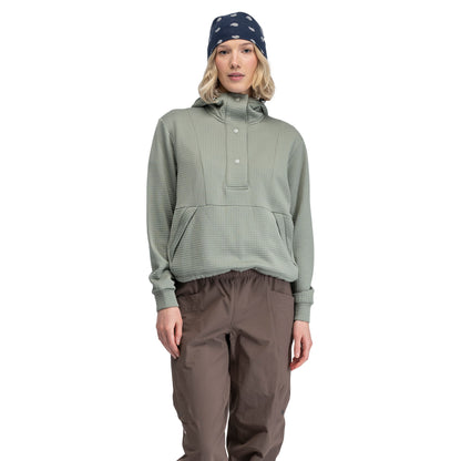 Bergans Vega Wool Hoodie Women Light Green Mud