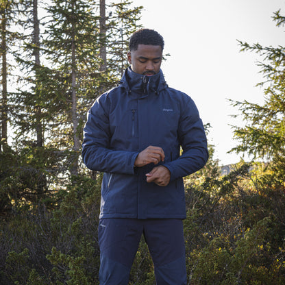 Bergans Flya Insulated Men Jacket Navy Blue/Granite Blue