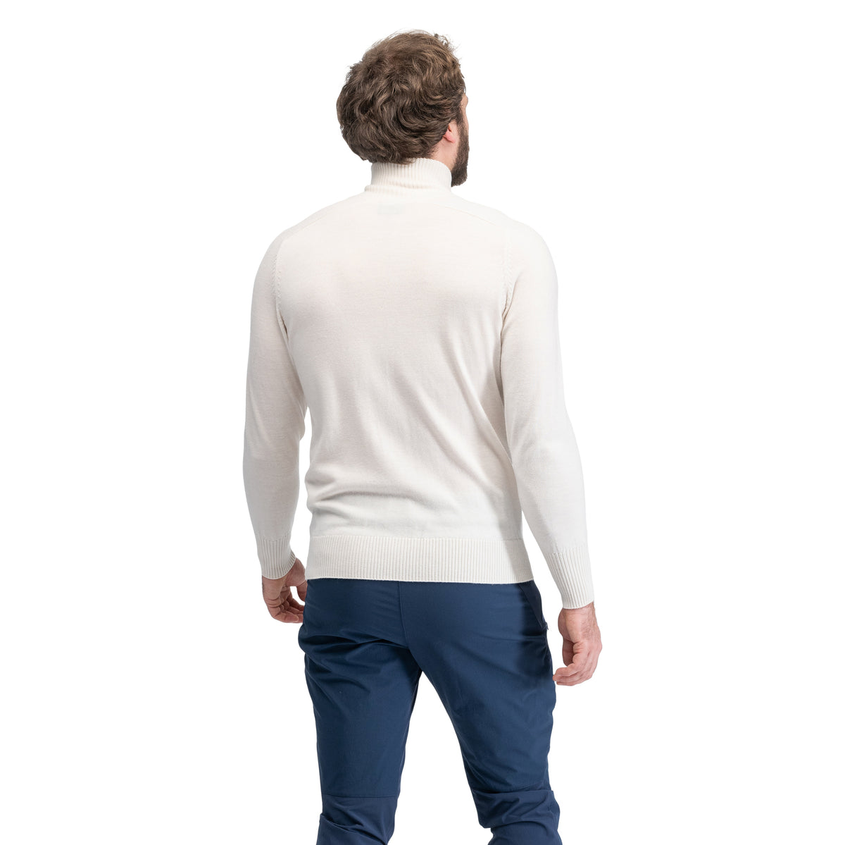 Bergans Minde Wool Half Zip Men Creme