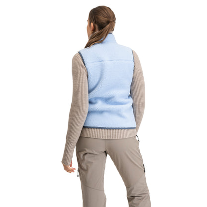Bergans Lunnan Pile Fleece Vest Women Cool Blue