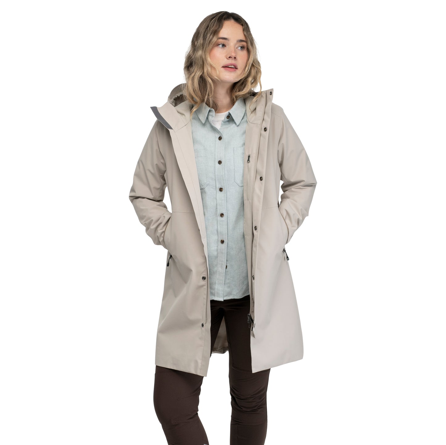 Bergans Urban 2L Shell Coat Women Coastal Sand