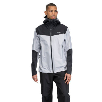 Bergans Rabot Light 3L Shell Jacket Men Pearl Grey / Dark Shadow Grey