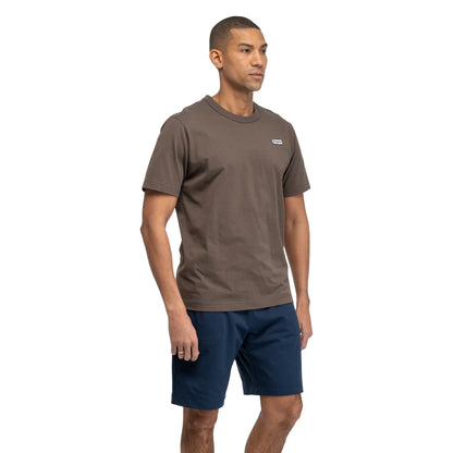 Bergans Logo Cotton Tee Men Dark Rock Taupe