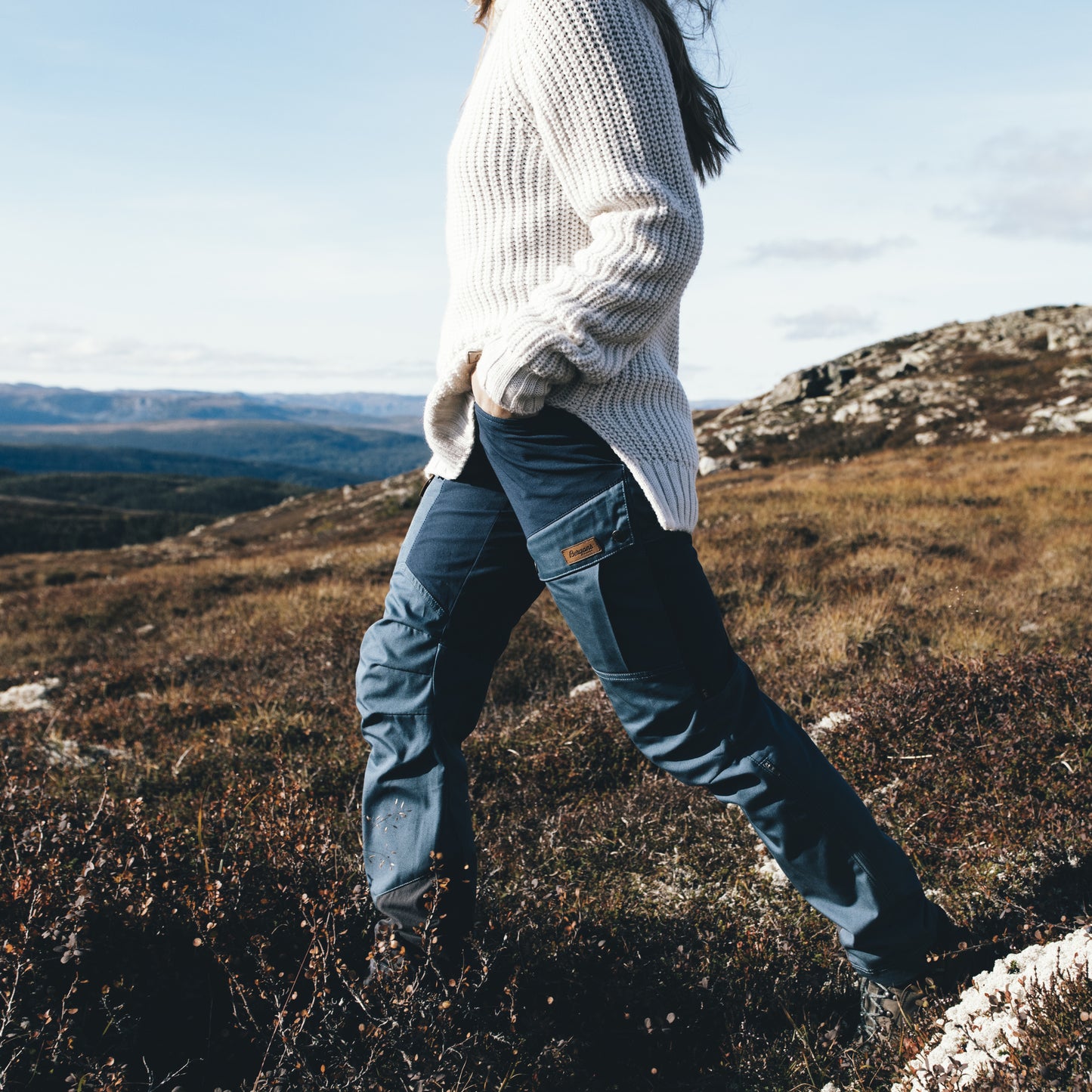 Bergans Nordmarka Favor Outdoor Pants Women Orion Blue/Navy Blue