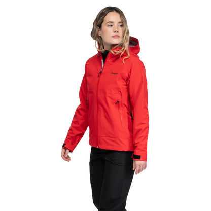 Bergans Essentials 3L Shell Jacket Women Fire Red
