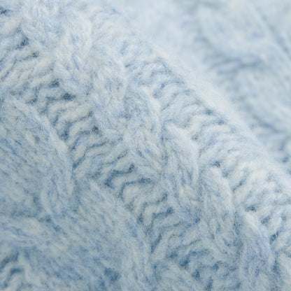 Bergans Lofoten Knitted Wool Jumper Women Light Dusty Blue