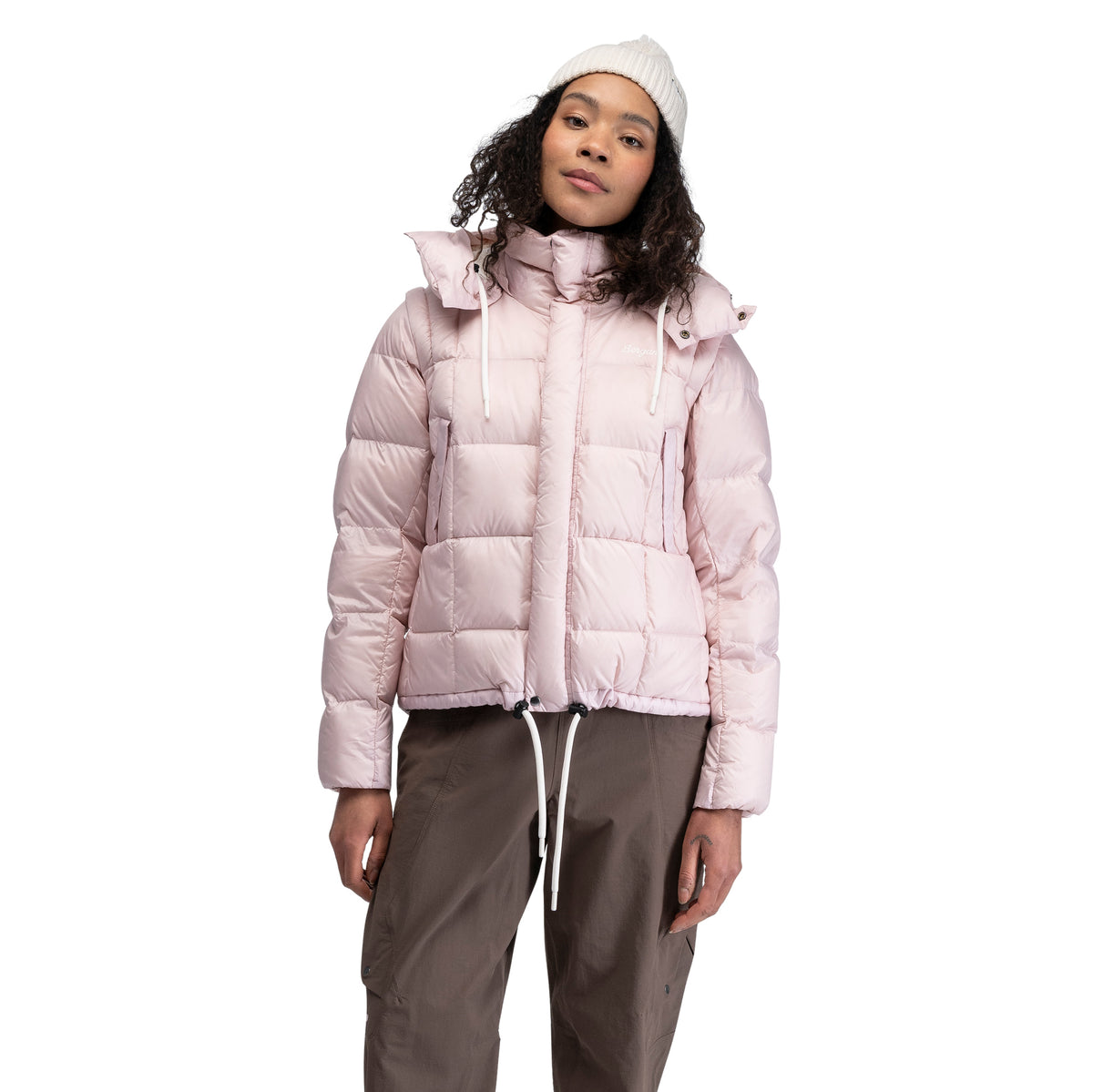 Bergans Vega Down Hood Jacket Women Faded Pink