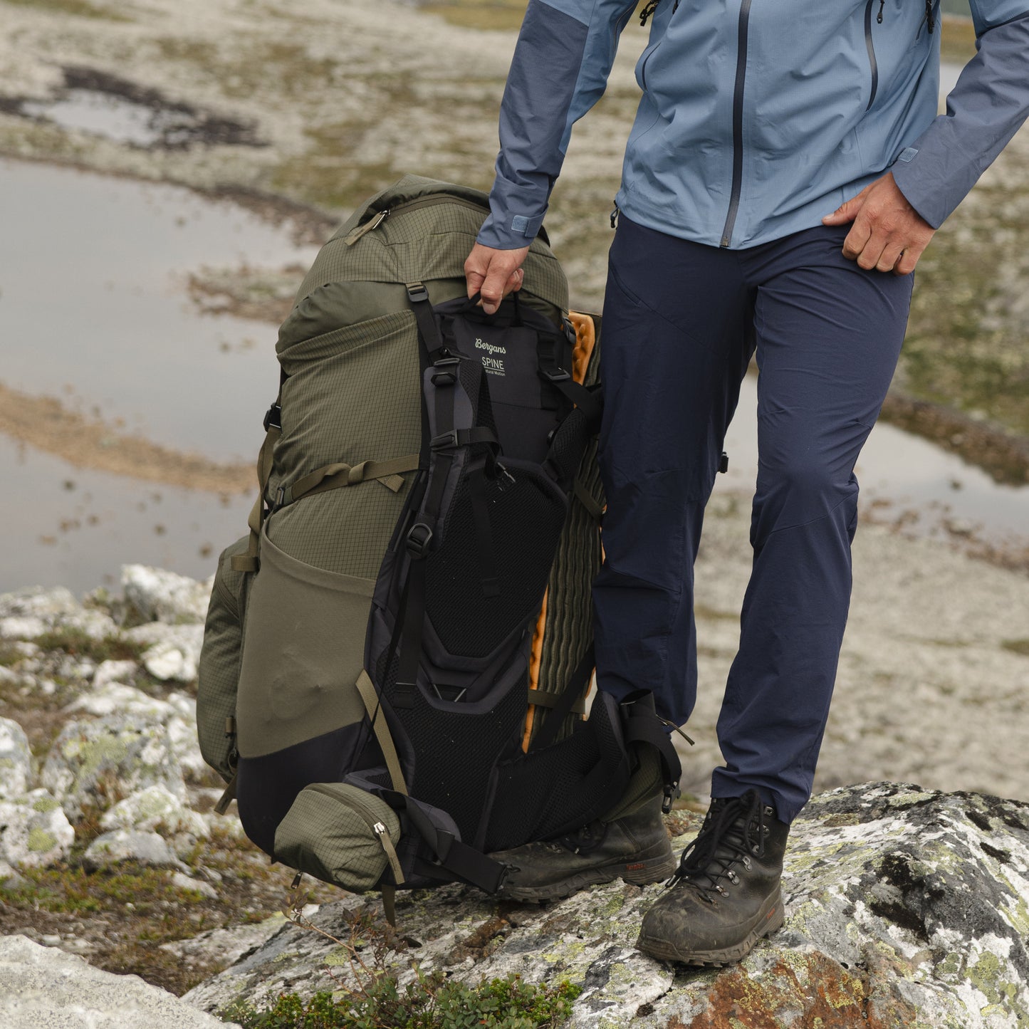 Bergans Trollhetta 100 Dark Green Mud