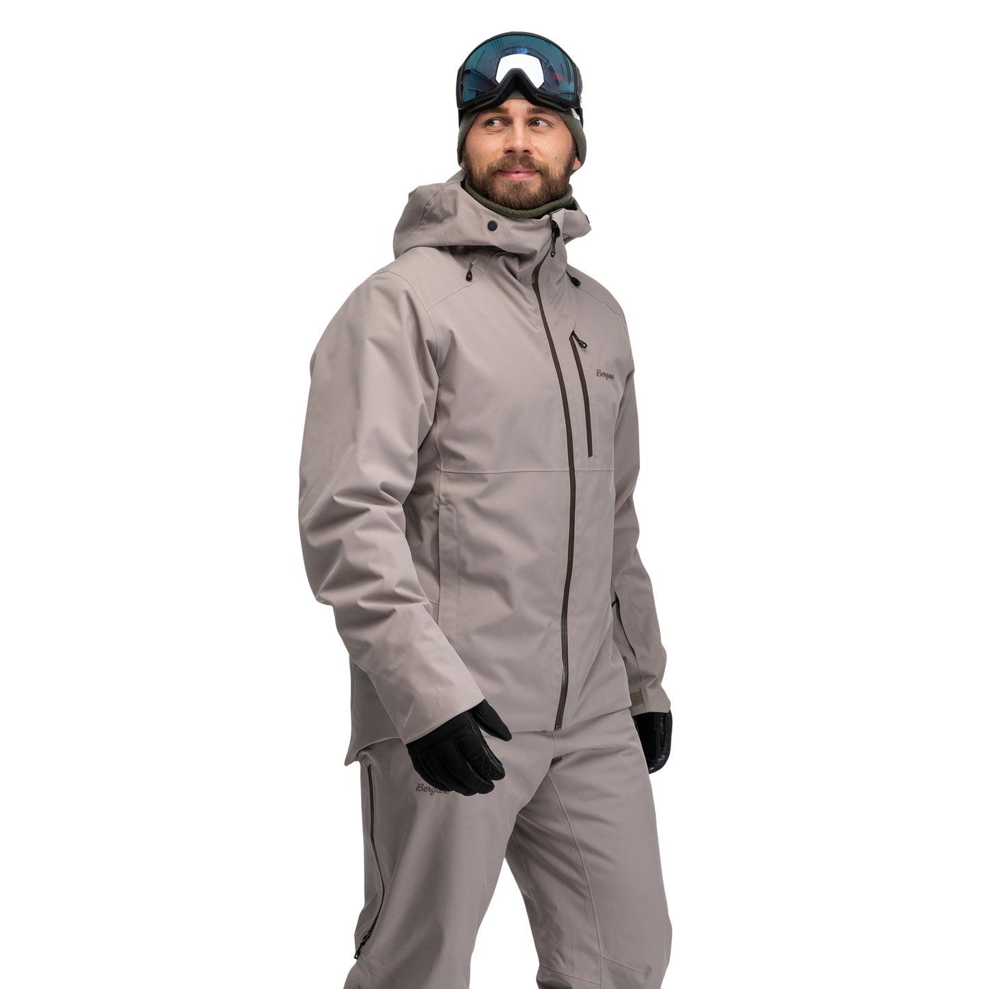 Bergans Oppdal Insulated Shell Jacket Men Rock Taupe
