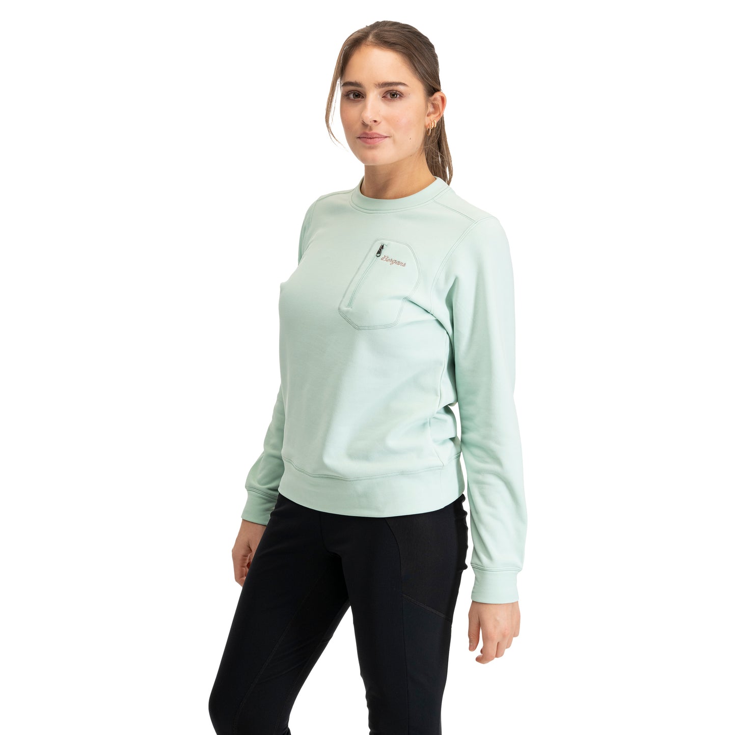 Bergans Midtli Midlayer Sweatshirt Women Mint Crush