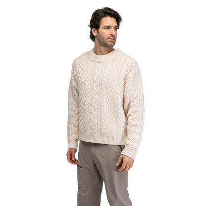 Bergans Lofoten Knitted Wool Jumper Men Creme