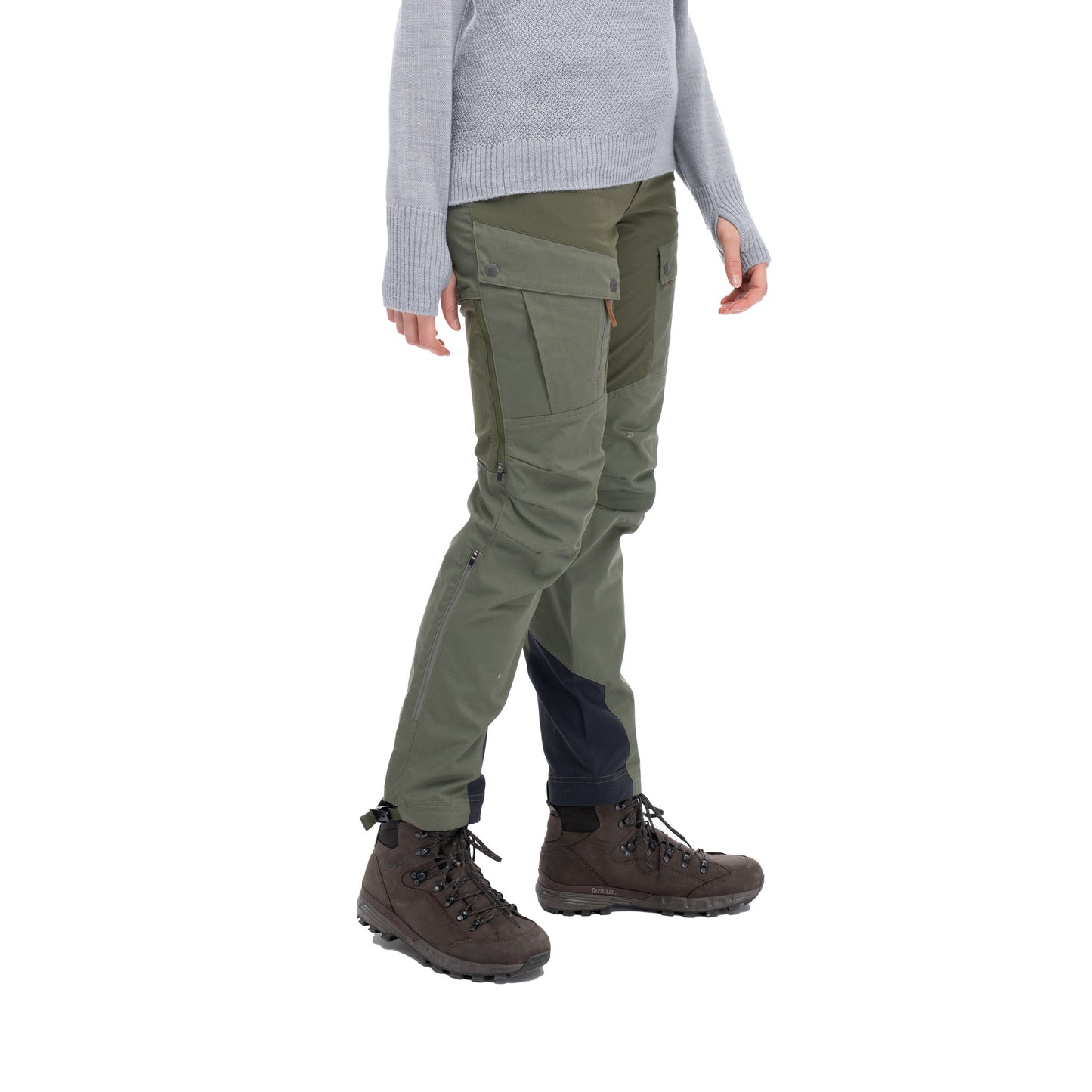 Bergans Nordmarka Favor Outdoor Pants Women Green Mud/Dark Green Mud
