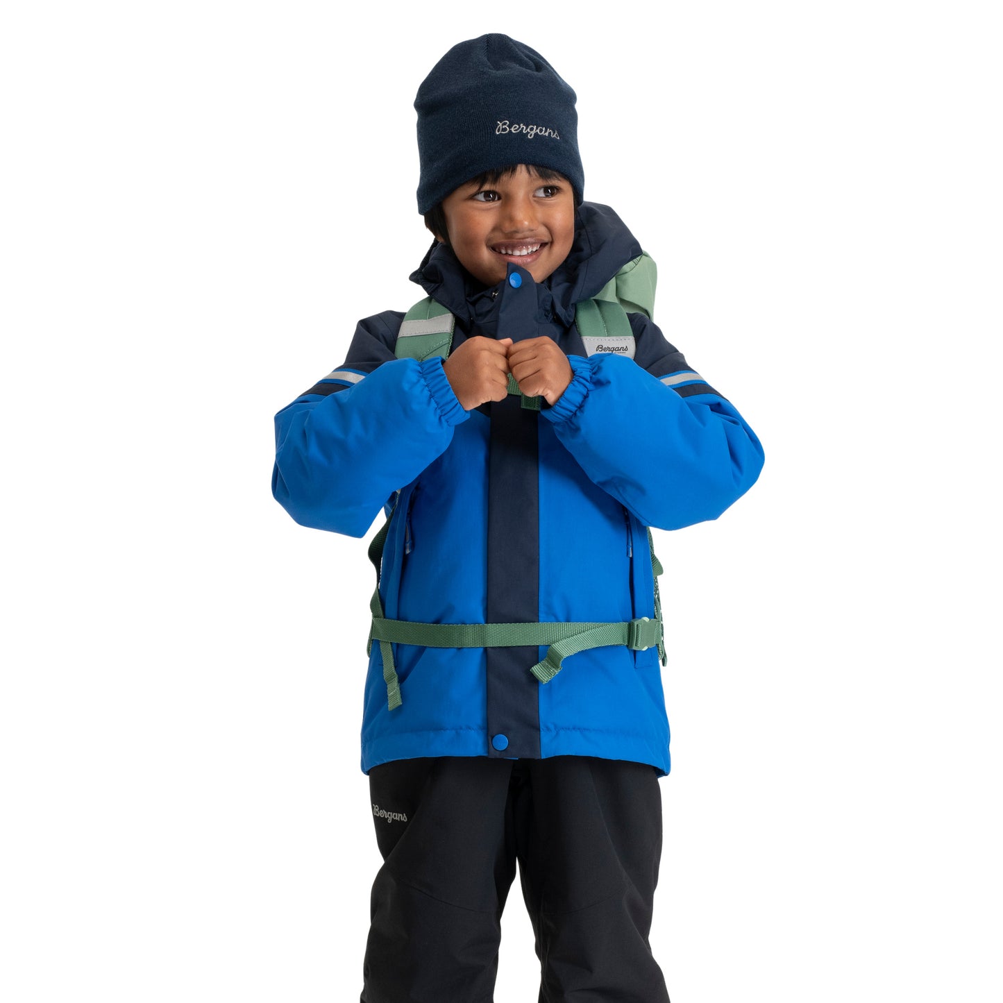 Bergans Kids' Lilletind 18L Jade Green/Dark Jade Green