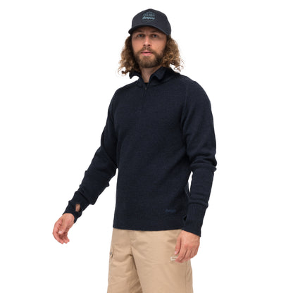 Bergans Ulriken Light Merino Jumper Men Navy Blue