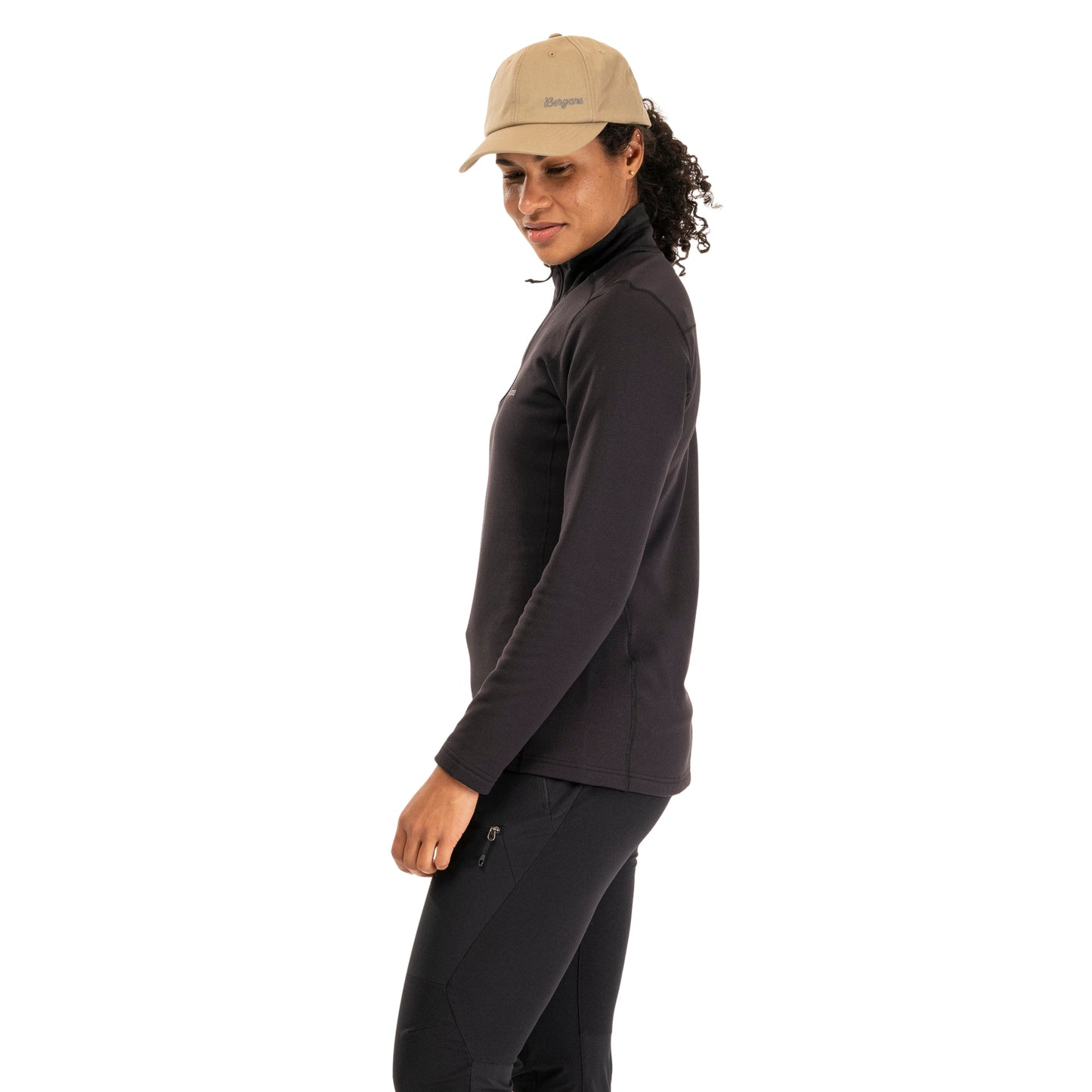 Bergans Midtli Midlayer Half Zip Women Black