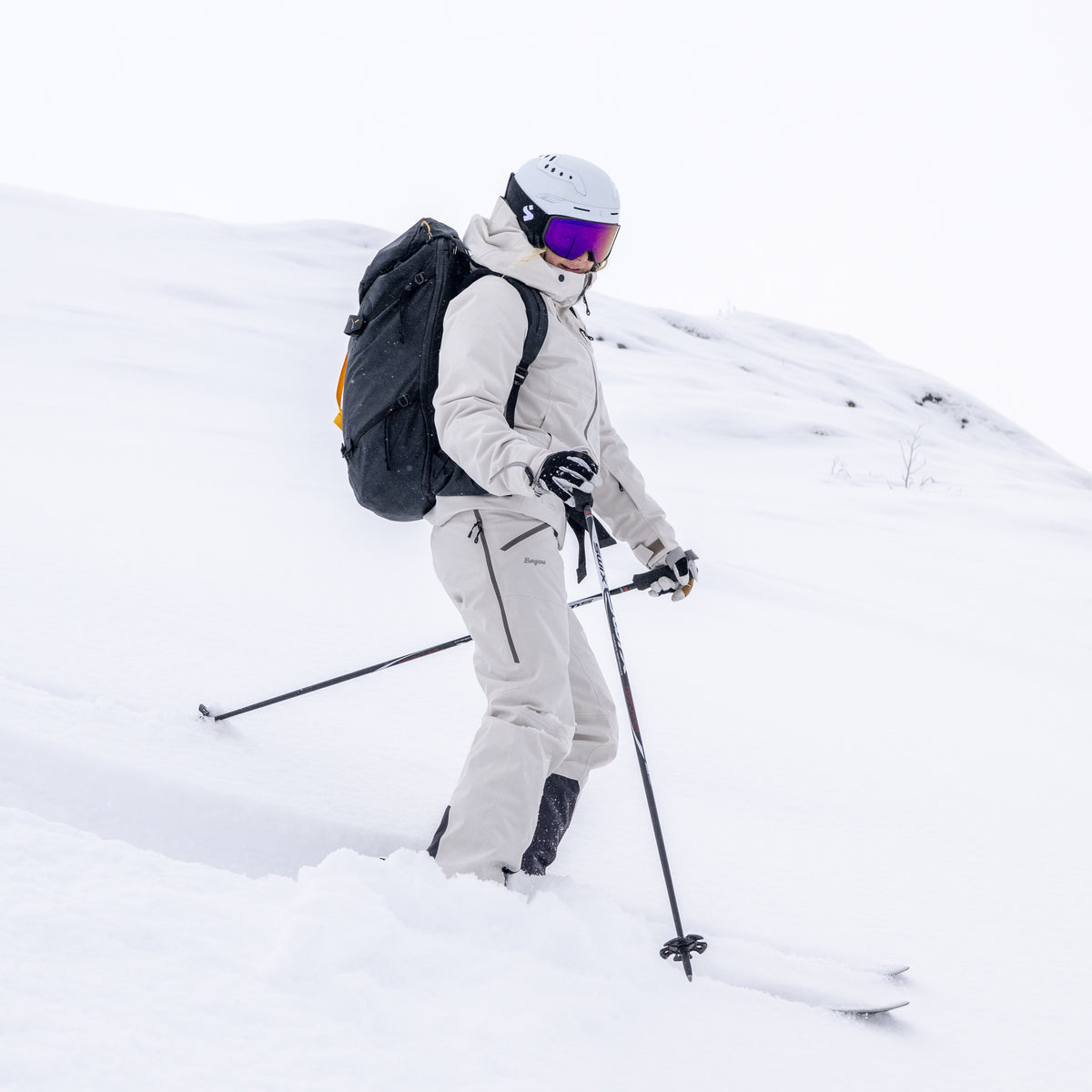 Bergans Oppdal Insulated Shell Pants Women Bone White