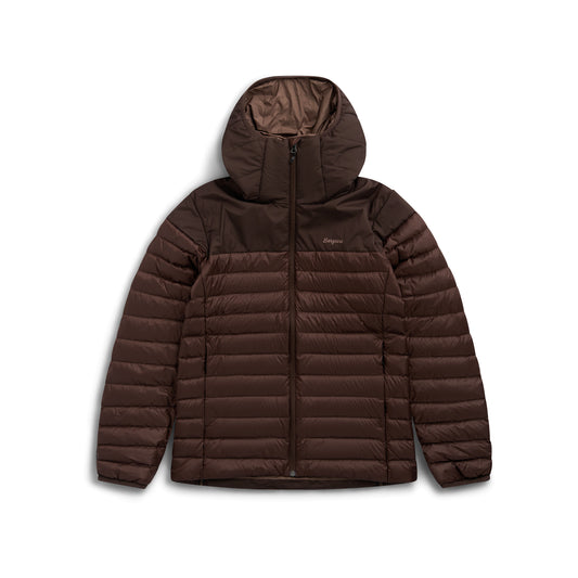 Bergans Lom Light Down Hood Jacket Men Dark Chocolate