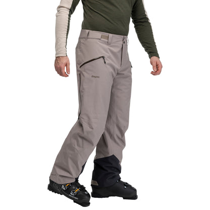 Bergans Oppdal Insulated Shell Pants Men Rock Taupe