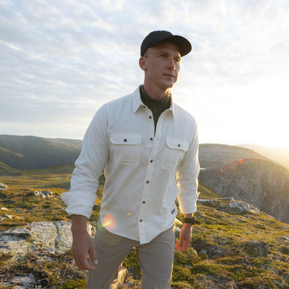 Bergans Nordmarka Flannel Shirt Men Arctic White