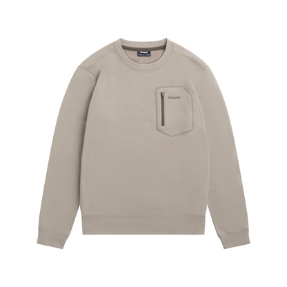 Bergans Midtli Midlayer Sweatshirt Men Rock Taupe