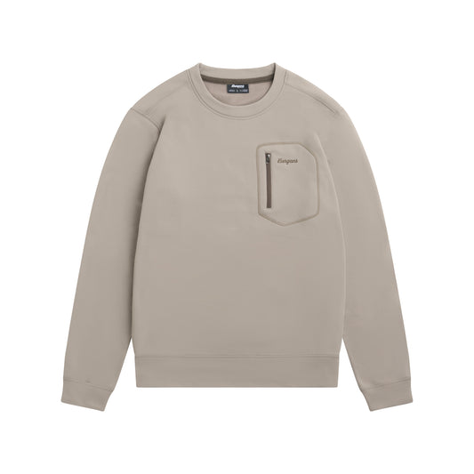 Bergans Midtli Midlayer Sweatshirt Men Rock Taupe