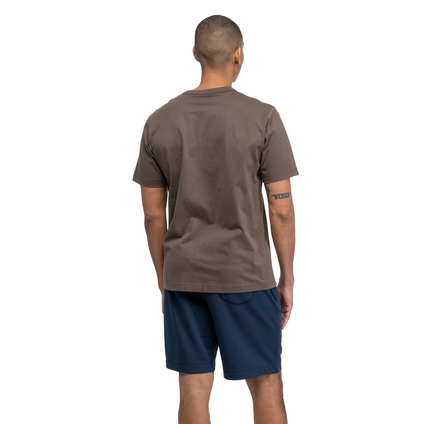 Bergans Logo Cotton Tee Men Dark Rock Taupe