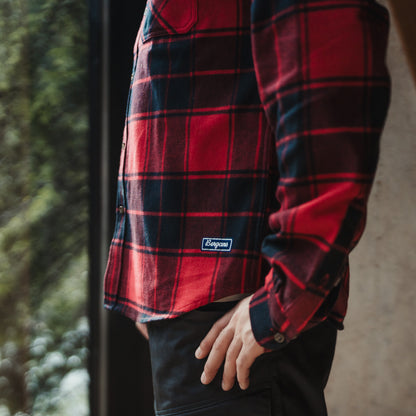 Bergans Nordmarka Flannel Shirt Men Red/Black Check