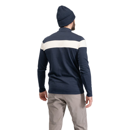 Bergans Uldal Wool Half Zip Men Dark Navy / Creme