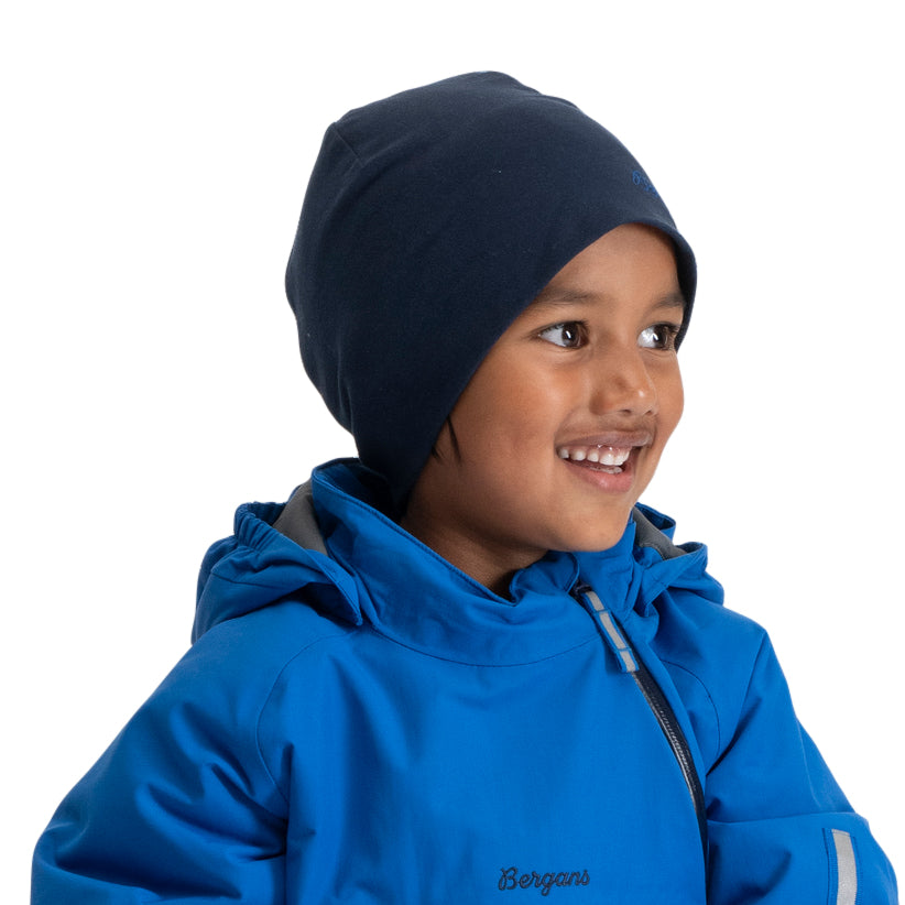 Bergans Kids Cotton Beanie Navy