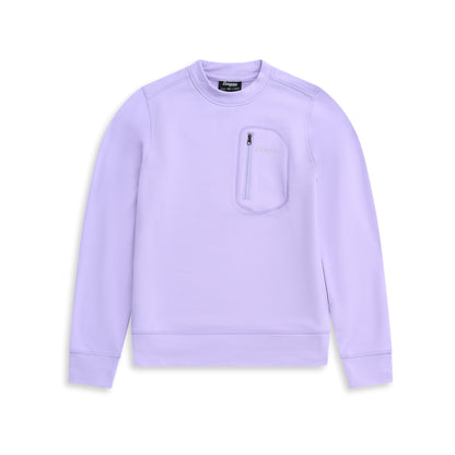 Bergans Midtli Midlayer Sweatshirt Junior Acai Smoothie