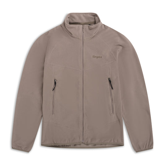 Bergans Junior Fleece Midlayer Jacket Rock Taupe