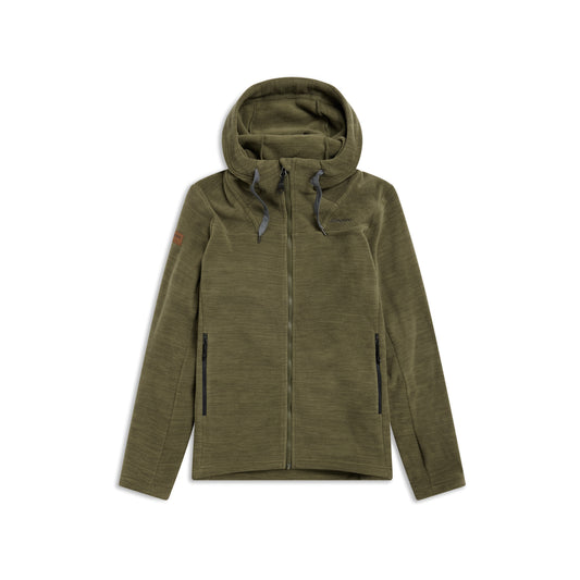 Bergans Hareid Fleece Hood Jacket Men Pine Forest