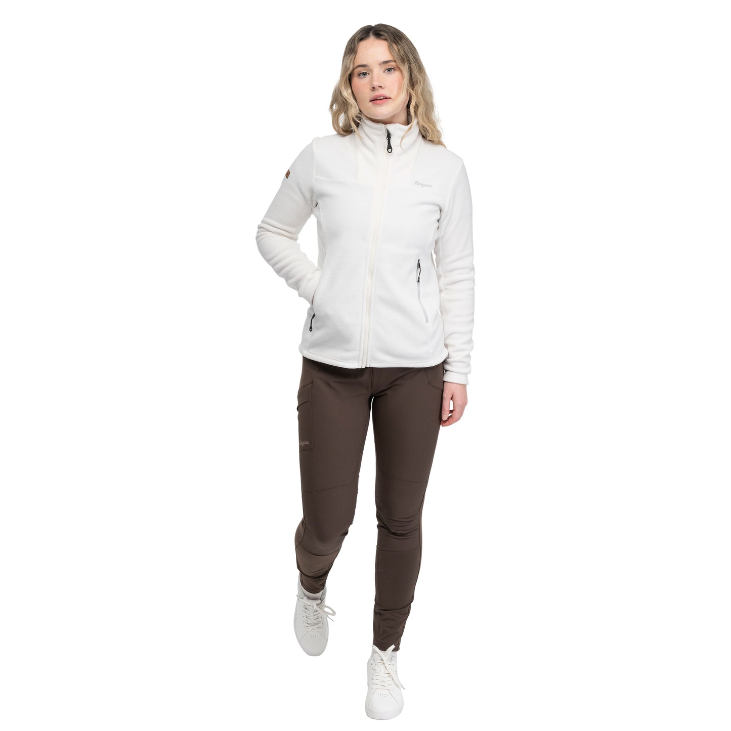 Bergans Hareid Fleece Jacket Women Vanilla White