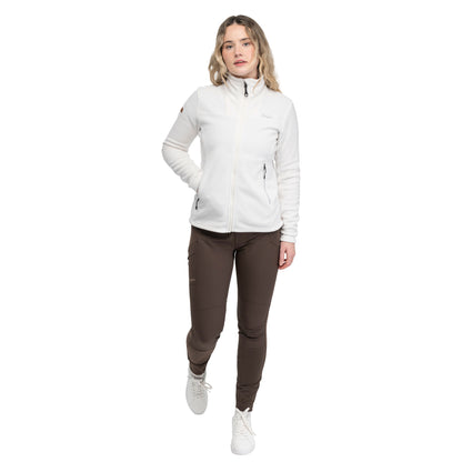 Bergans Hareid Fleece Jacket Women Vanilla White