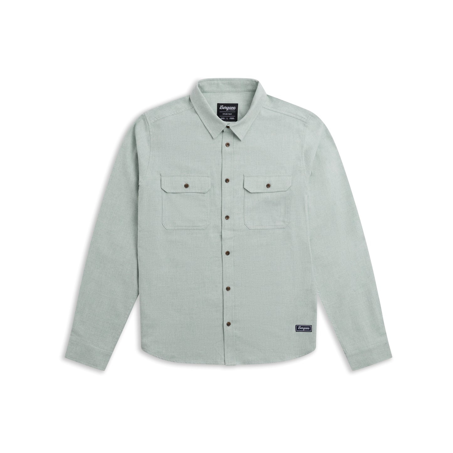 Bergans Nordmarka Flannel Shirt Men Dried Sage