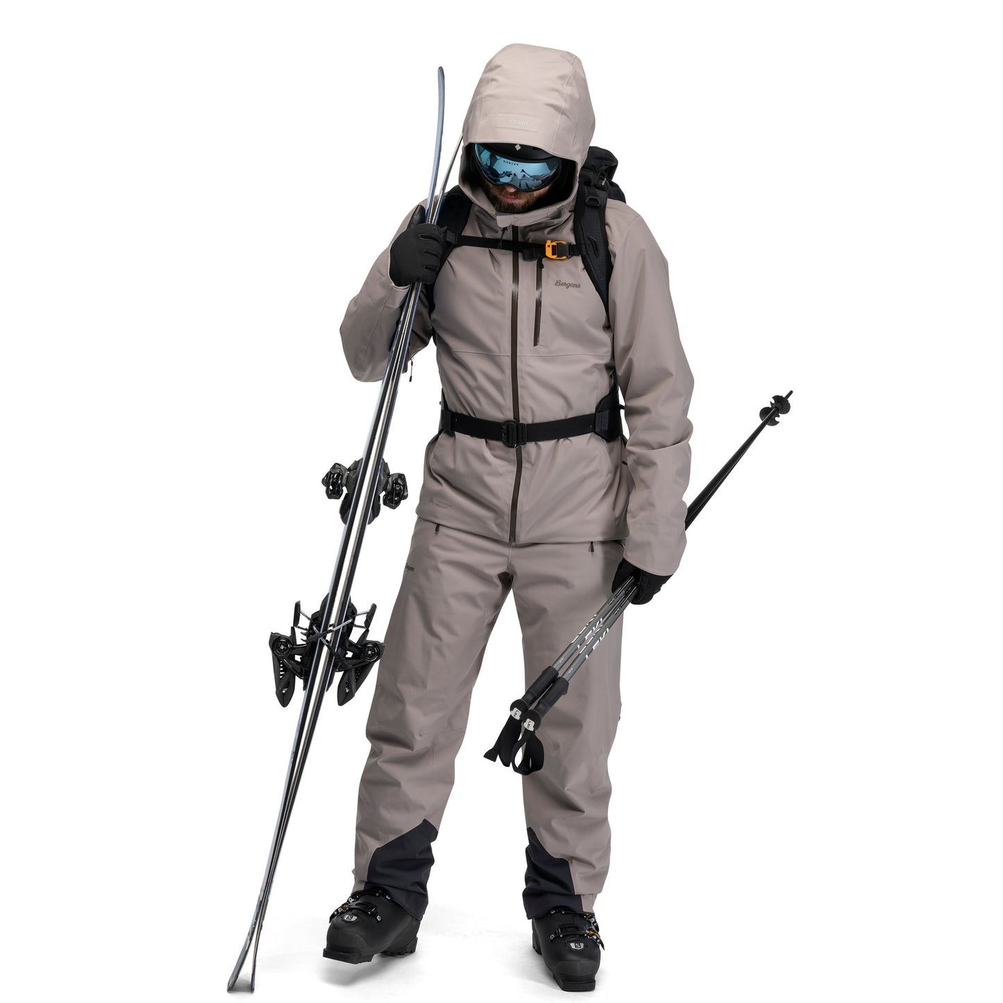 Bergans Oppdal Insulated Shell Jacket Men Rock Taupe