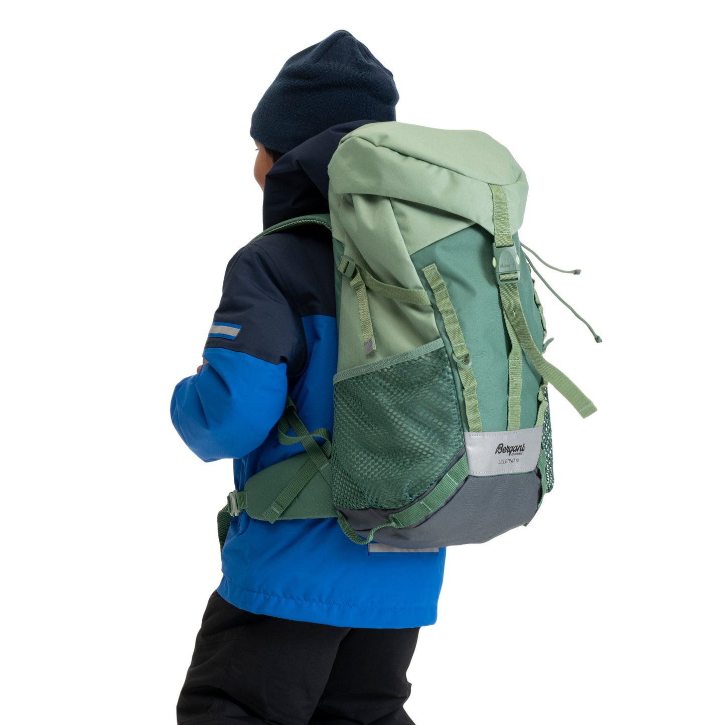 Bergans Kids' Lilletind 18L Jade Green/Dark Jade Green