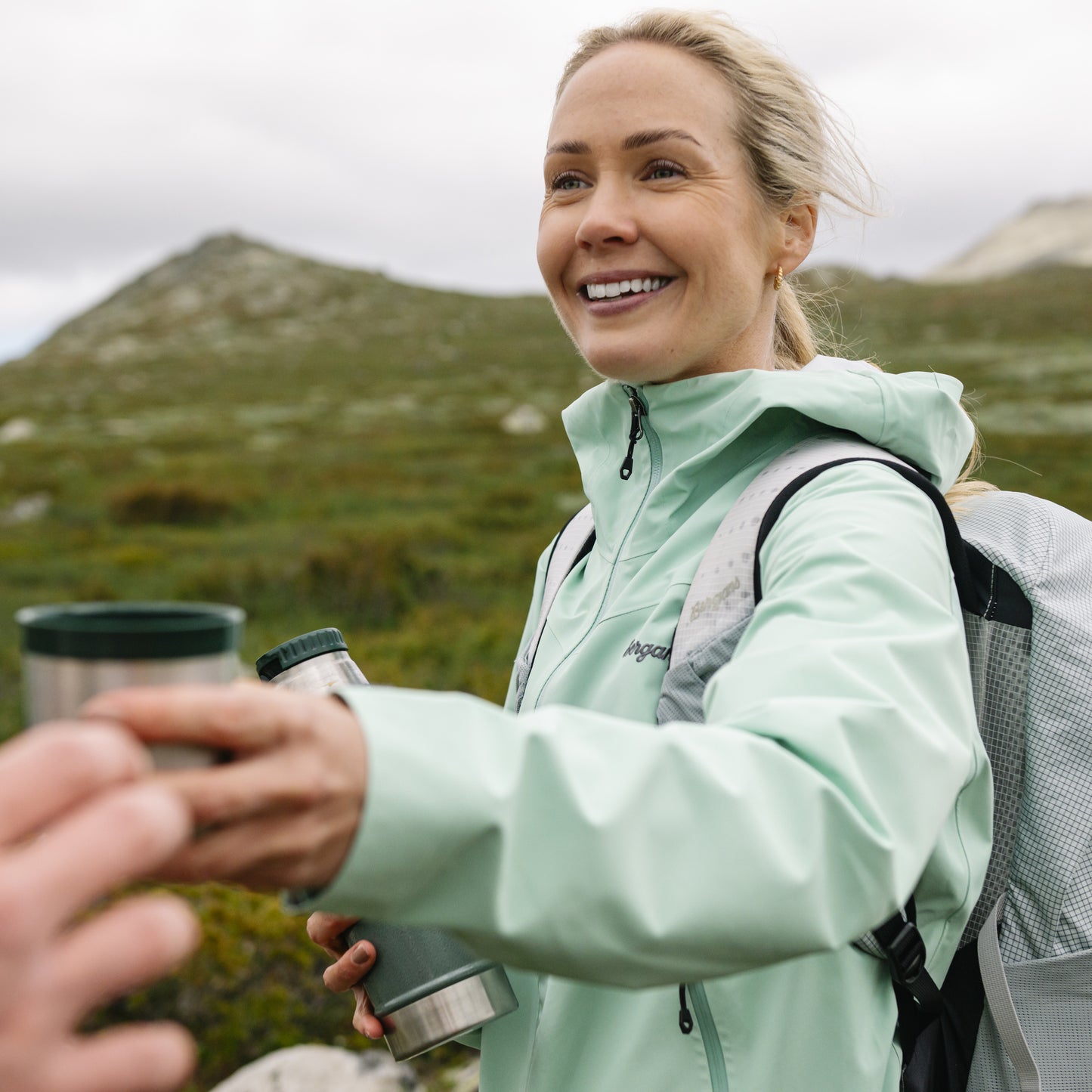 Bergans Essentials 2.5L Shell Jacket Women Mint Crush