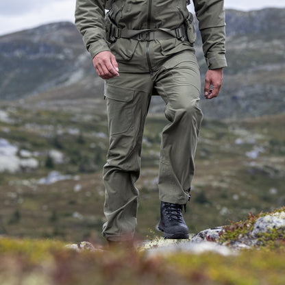 Bergans Hogna 3L Pants Unisex Green Mud