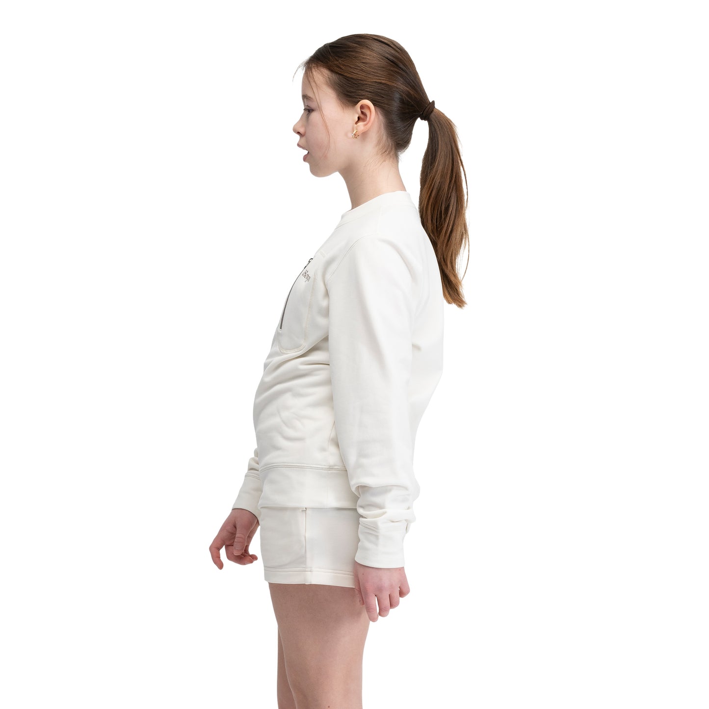 Bergans Midtli Midlayer Sweatshirt Junior Vanilla White