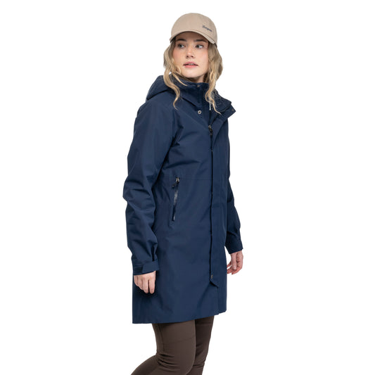 Bergans Urban 2L Shell Coat Women Navy Blue