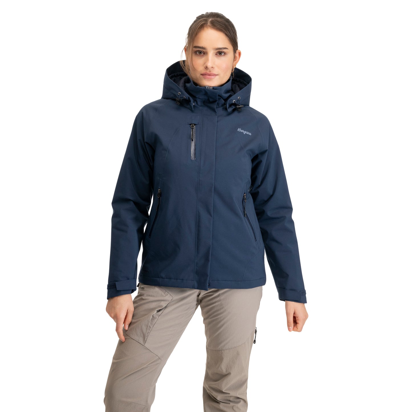 Bergans Flya Insulated Lady Jacket Navy Blue/Granite Blue
